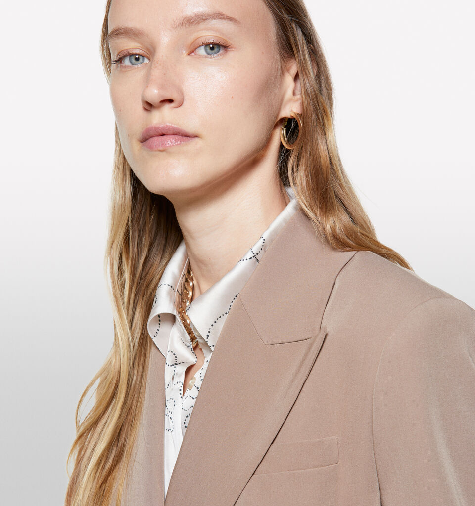 Blazer marrom com botões gold - blazers para mulher - Marrom | Sisley image number 4